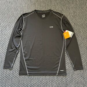 C9 by Champion Black Long Sleeve Athletic Shirt Compression Men’s L